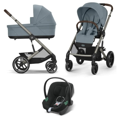 Коляска 3 в 1 Cybex Balios S Lux TPE Stormy Blue 01